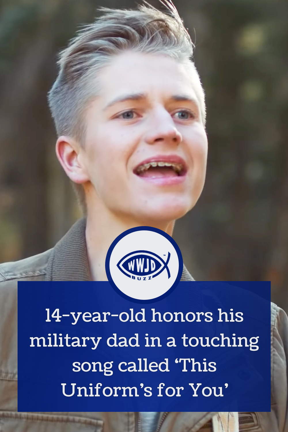 14-year-old honors his military dad in a touching song called ‘This Uniform’s for You’