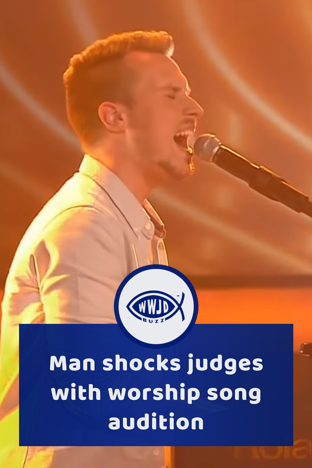 Man shocks judges with worship song audition