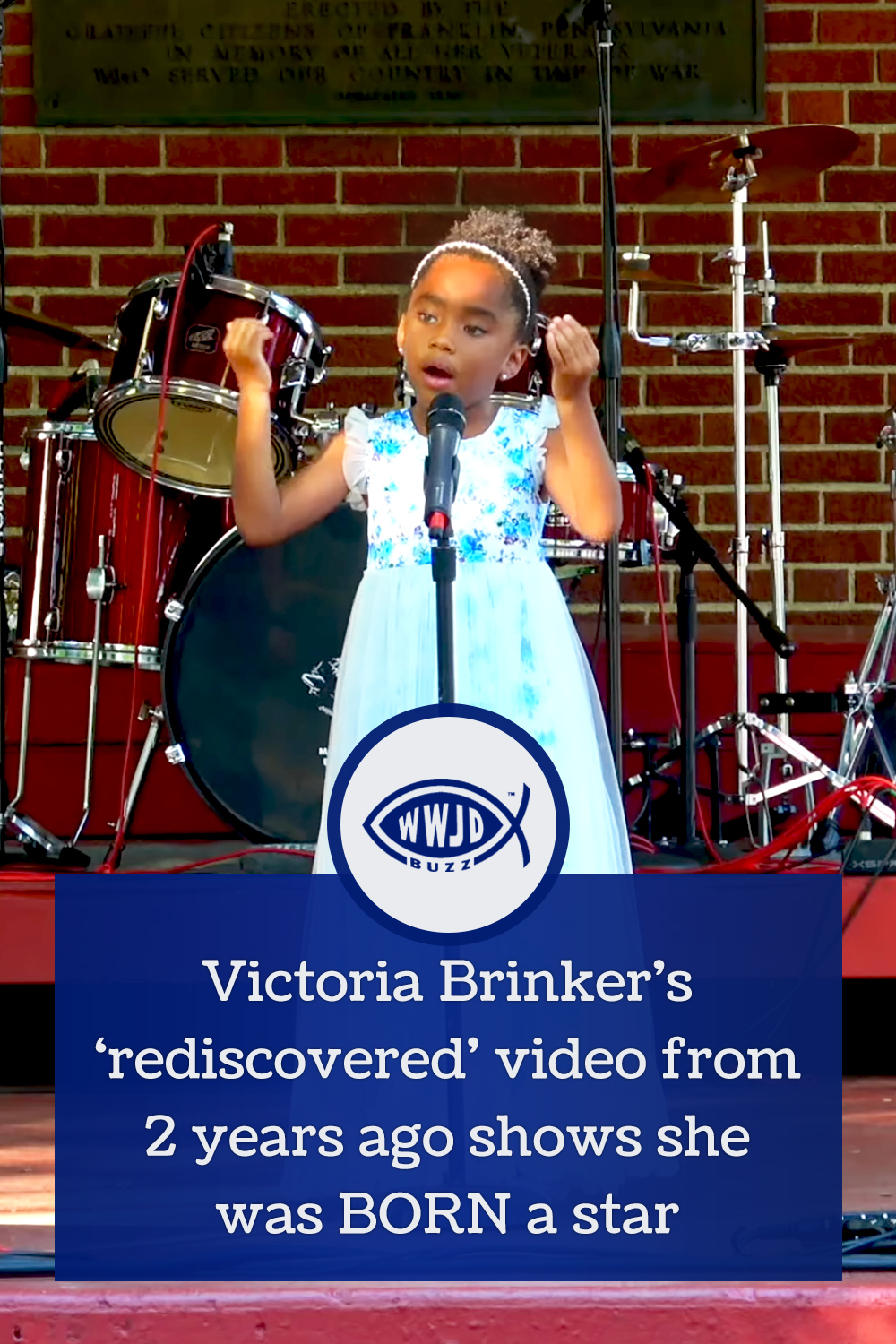 Victoria Brinker\'s \'rediscovered\' video from 2 years ago shows she was BORN a star