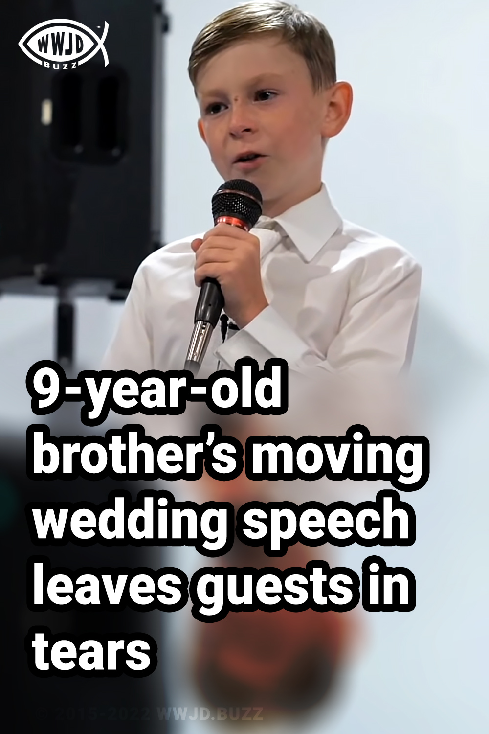 9-year-old brother’s moving wedding speech leaves guests in tears