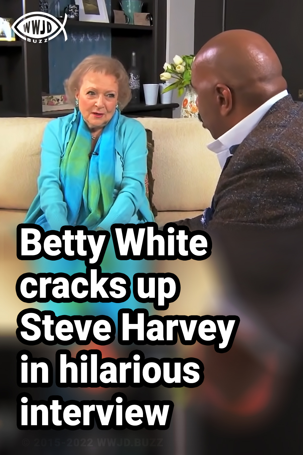 Betty White cracks up Steve Harvey in hilarious interview