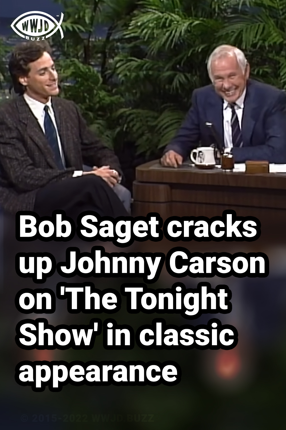 Bob Saget cracks up Johnny Carson on \'The Tonight Show\' in classic appearance