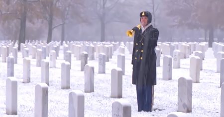 U.S. Army Band bugler
