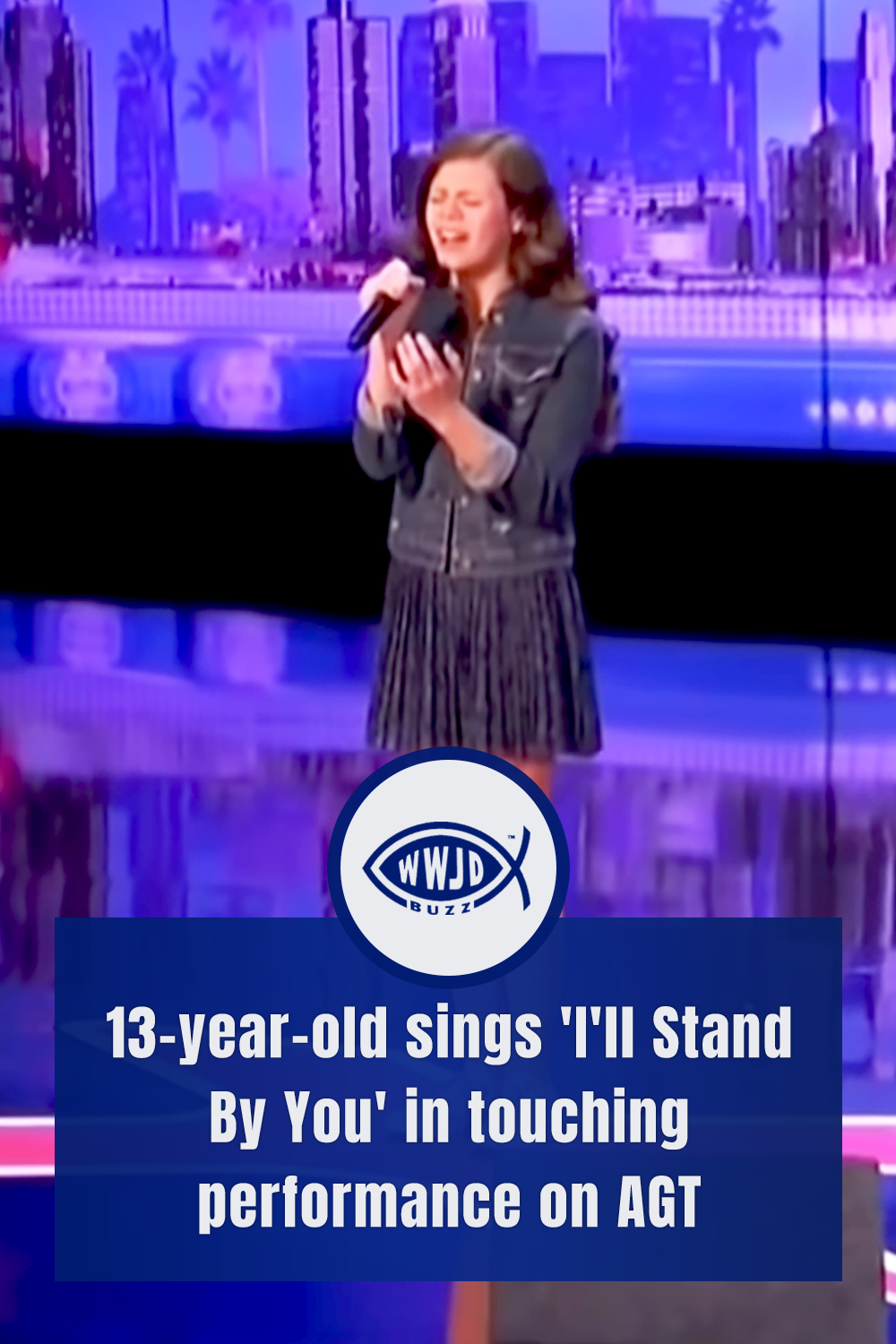 13-year-old sings \'I\'ll Stand By You\' in touching performance on AGT