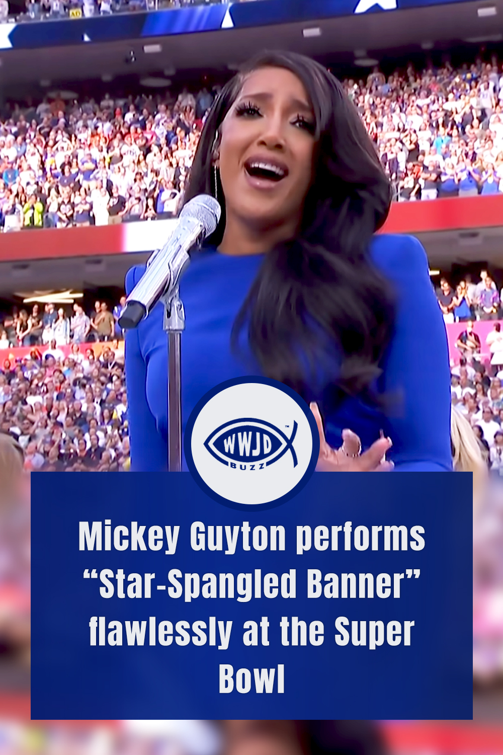Mickey Guyton performs “Star-Spangled Banner” flawlessly at the Super Bowl