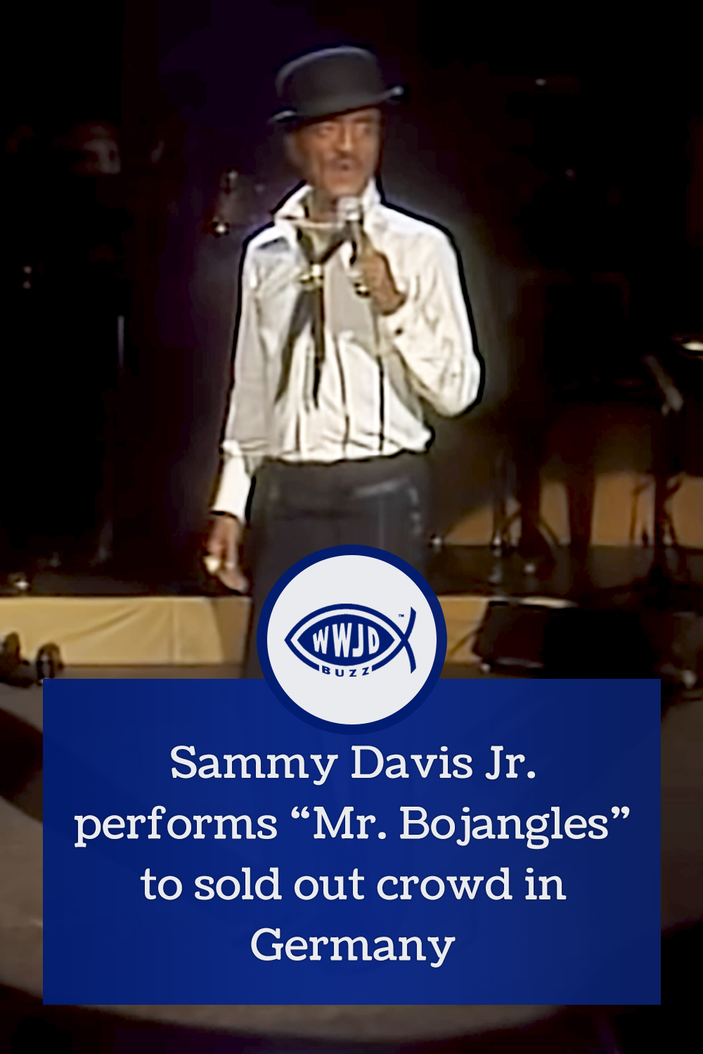 Sammy Davis Jr. performs “Mr. Bojangles” to sold out crowd in Germany
