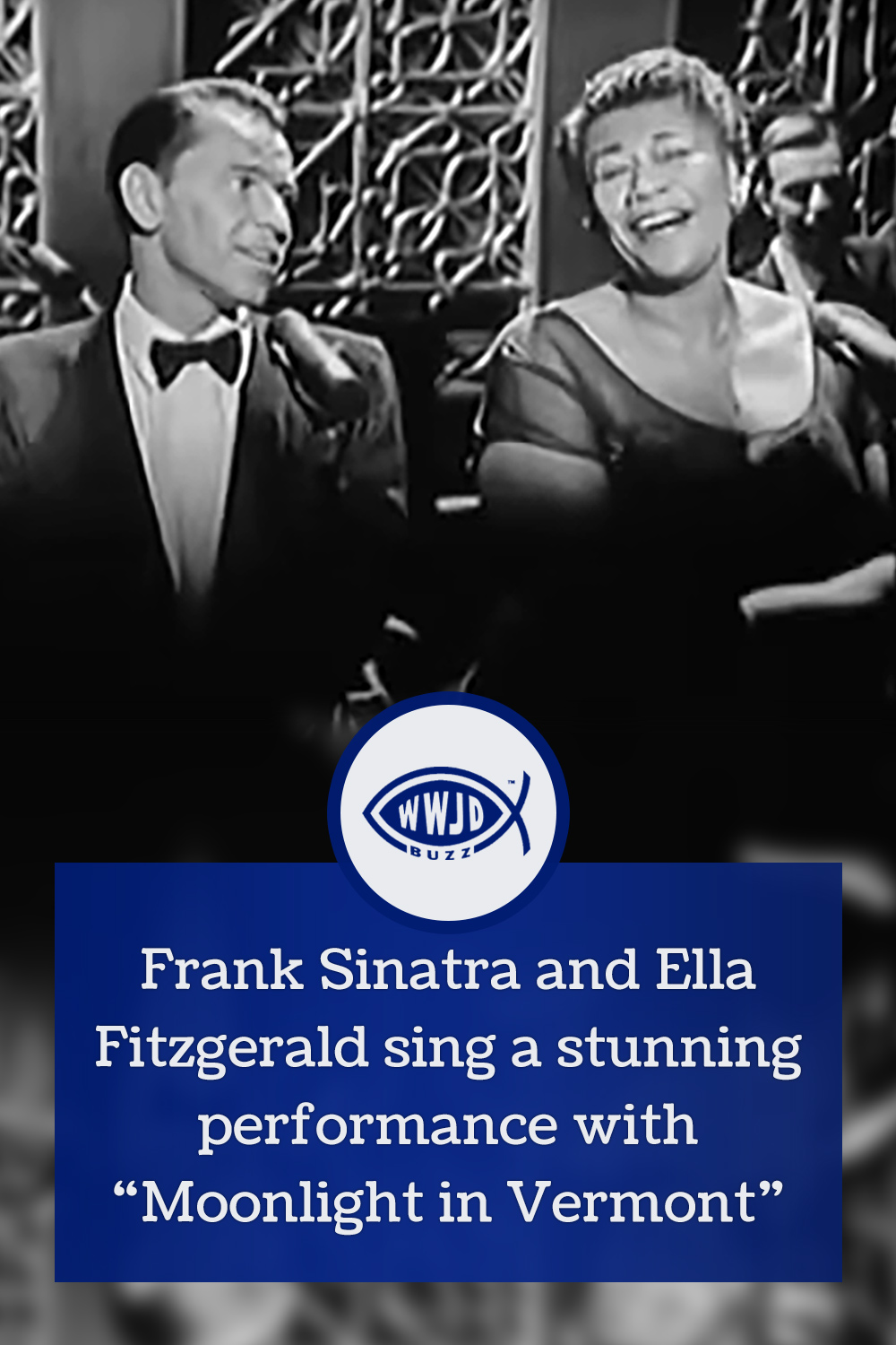 Frank Sinatra and Ella Fitzgerald sing a stunning performance with “Moonlight in Vermont”