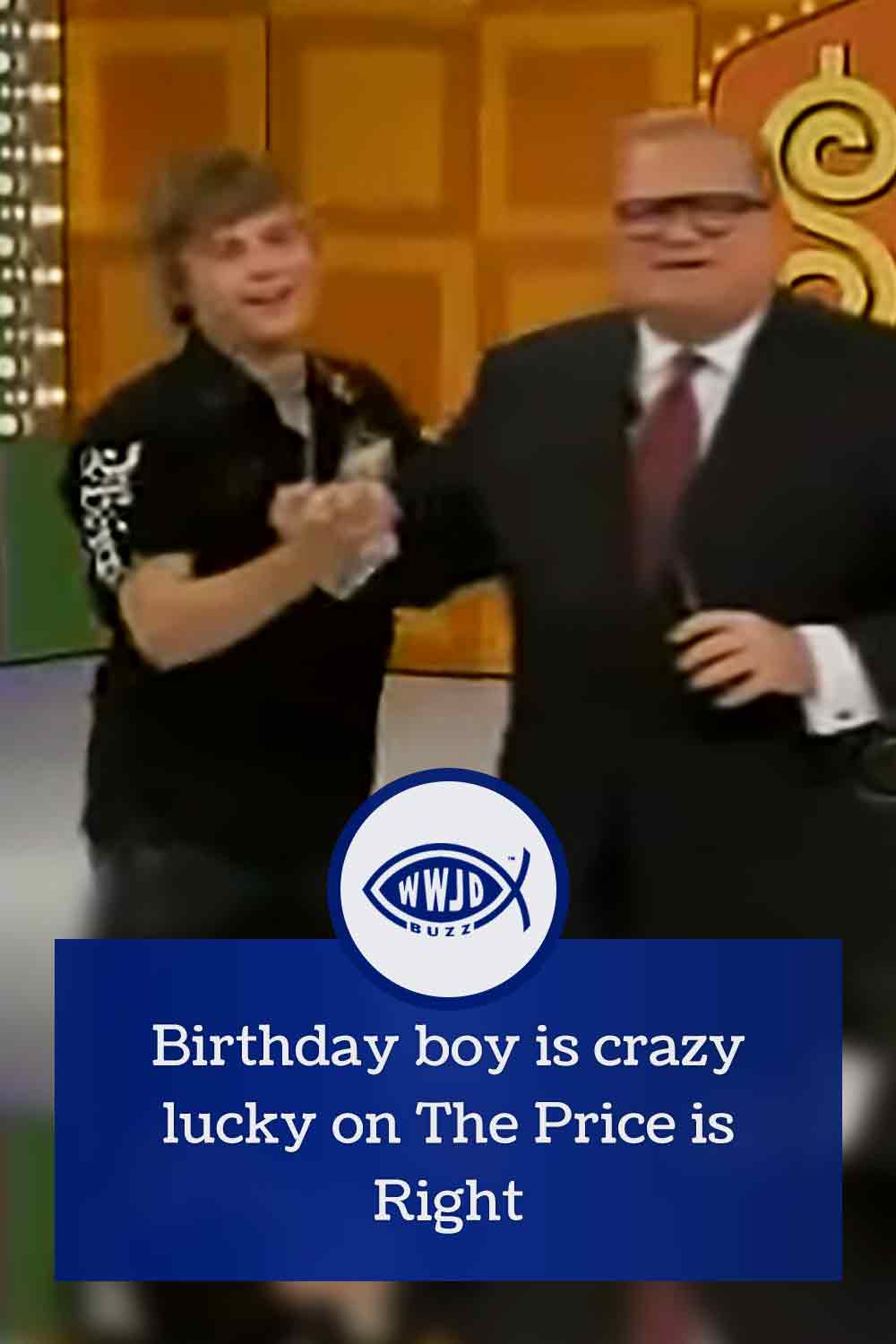 Birthday boy is crazy lucky on The Price is Right