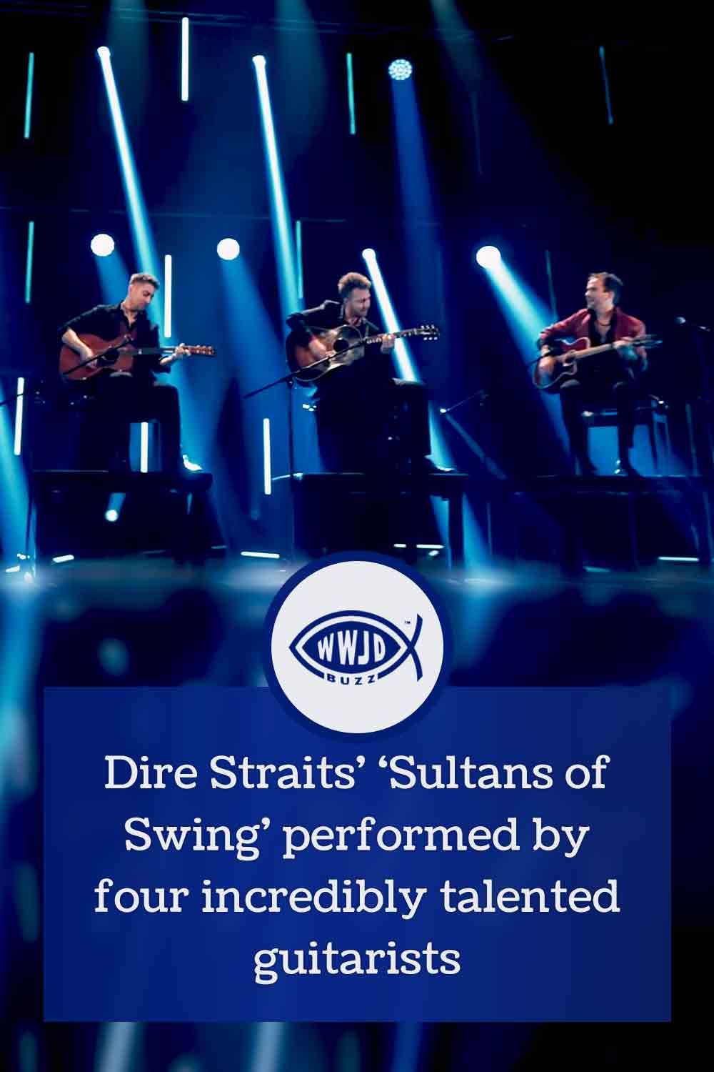 Dire Straits\' \'Sultans of Swing\' performed by four incredibly talented guitarists