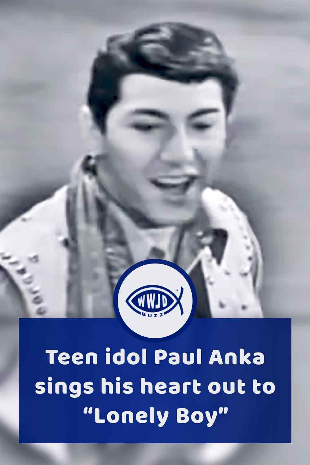 Teen idol Paul Anka sings his heart out to “Lonely Boy”
