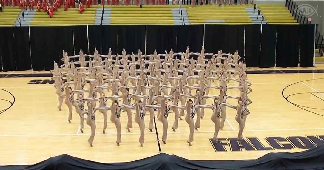 High school dance team wins national fame with incredible highkick