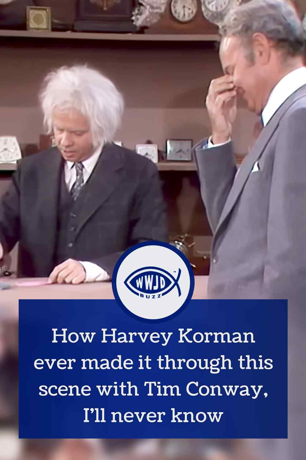 How Harvey Korman ever made it through this scene with Tim Conway, I\'ll never know