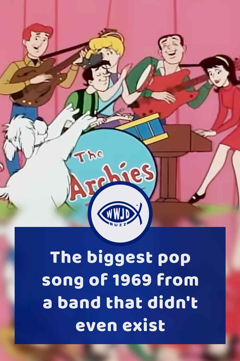 The biggest pop song of 1969 from a band that didn\'t even exist