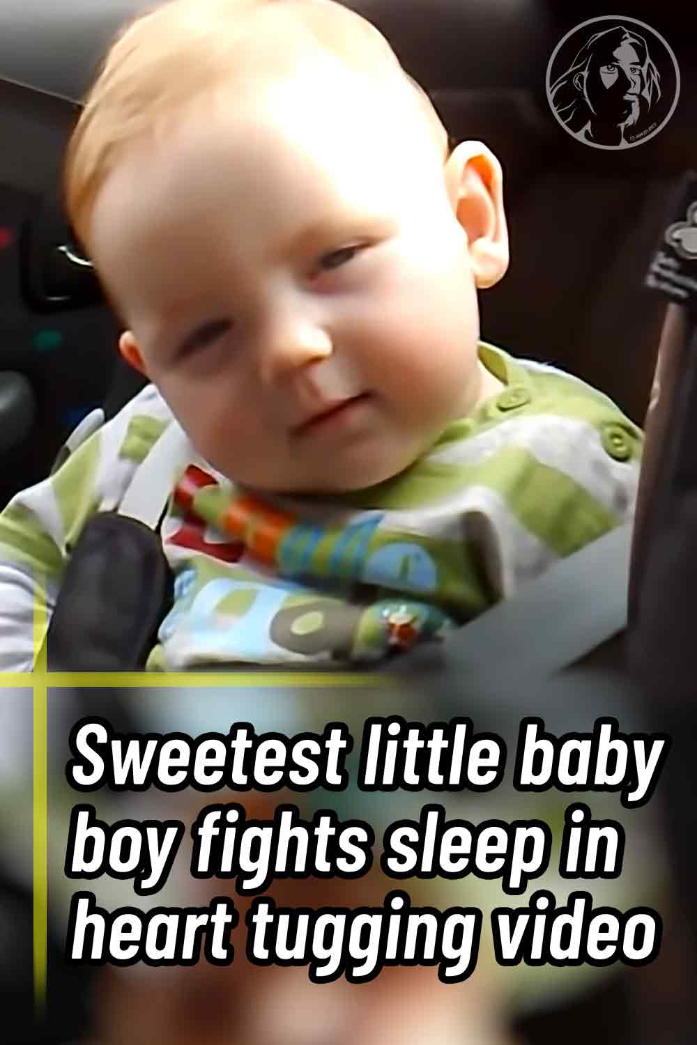 Sweetest little baby boy fights sleep in heart tugging video