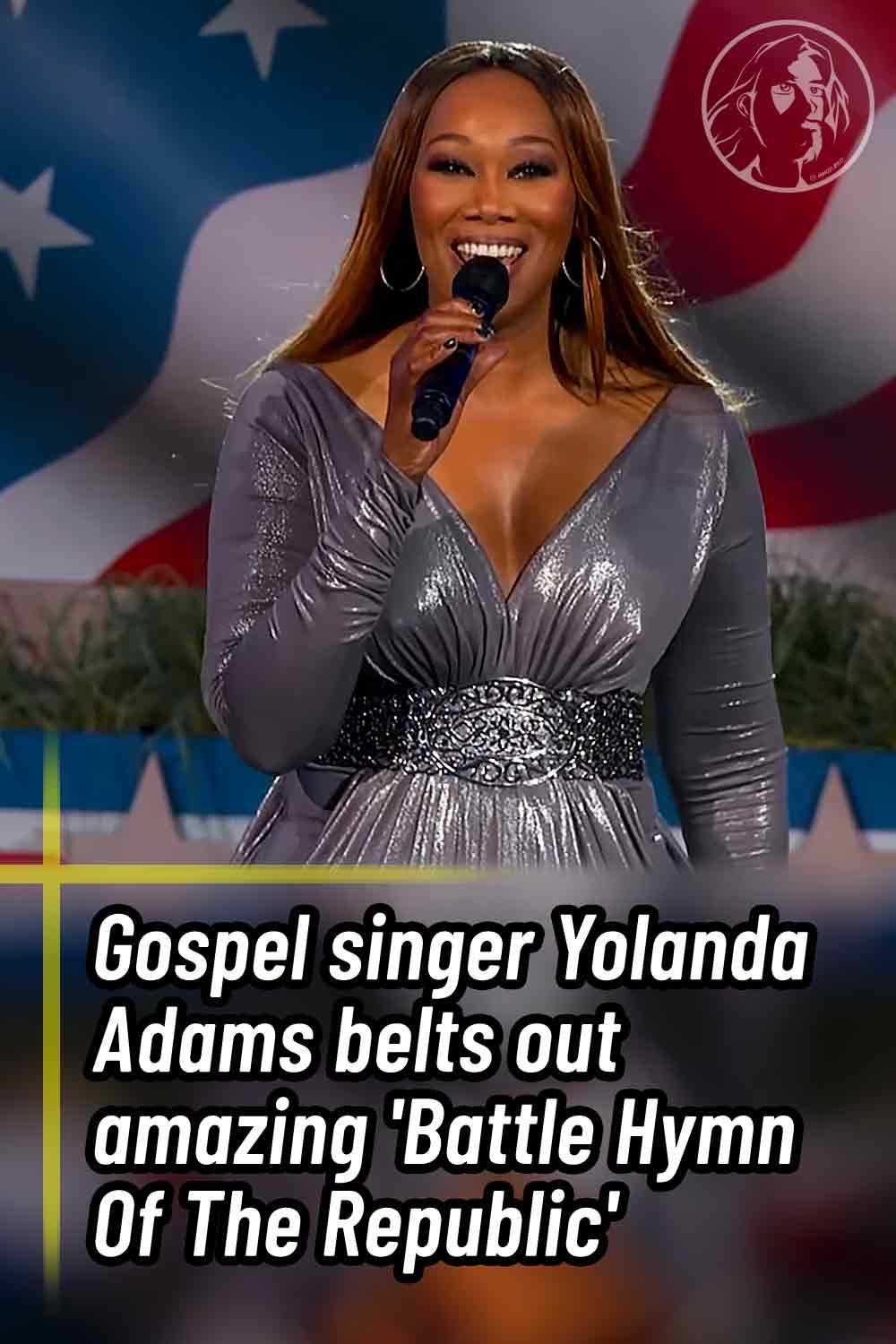 Gospel singer Yolanda Adams belts out amazing \'Battle Hymn Of The Republic\'