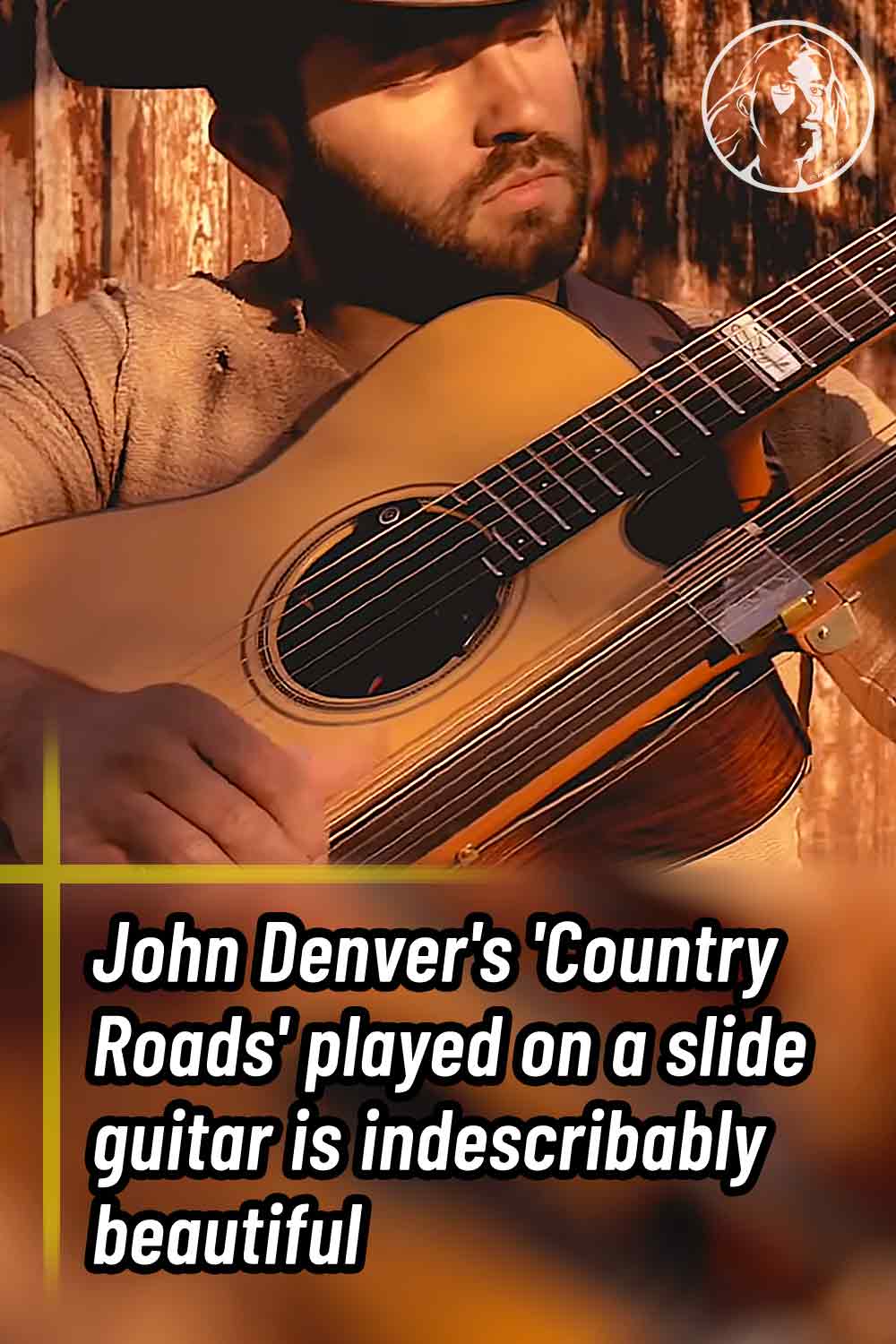 John Denver\'s \'Country Roads\' played on a slide guitar is indescribably beautiful