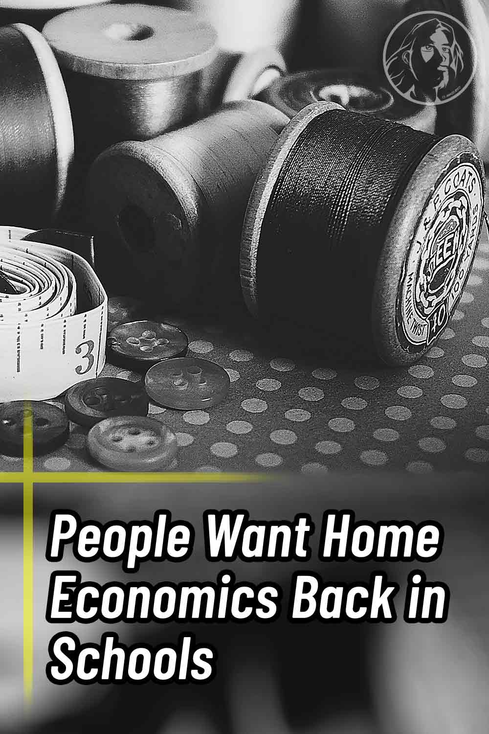 People Want Home Economics Back in Schools