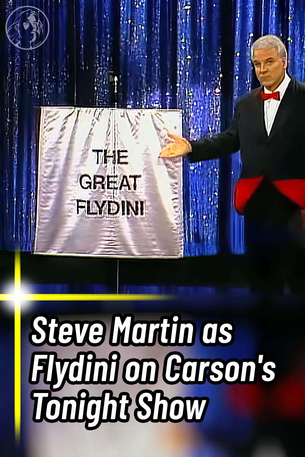 Steve Martin as Flydini on Carson\'s Tonight Show