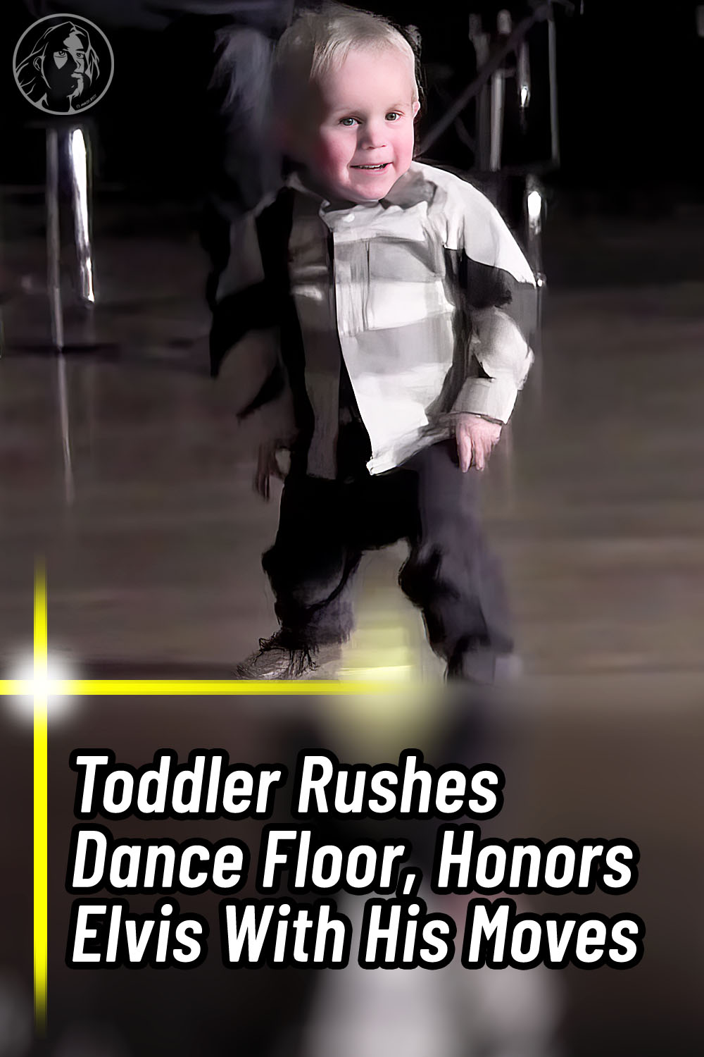 Toddler Rushes Dance Floor, Honors Elvis With His Moves