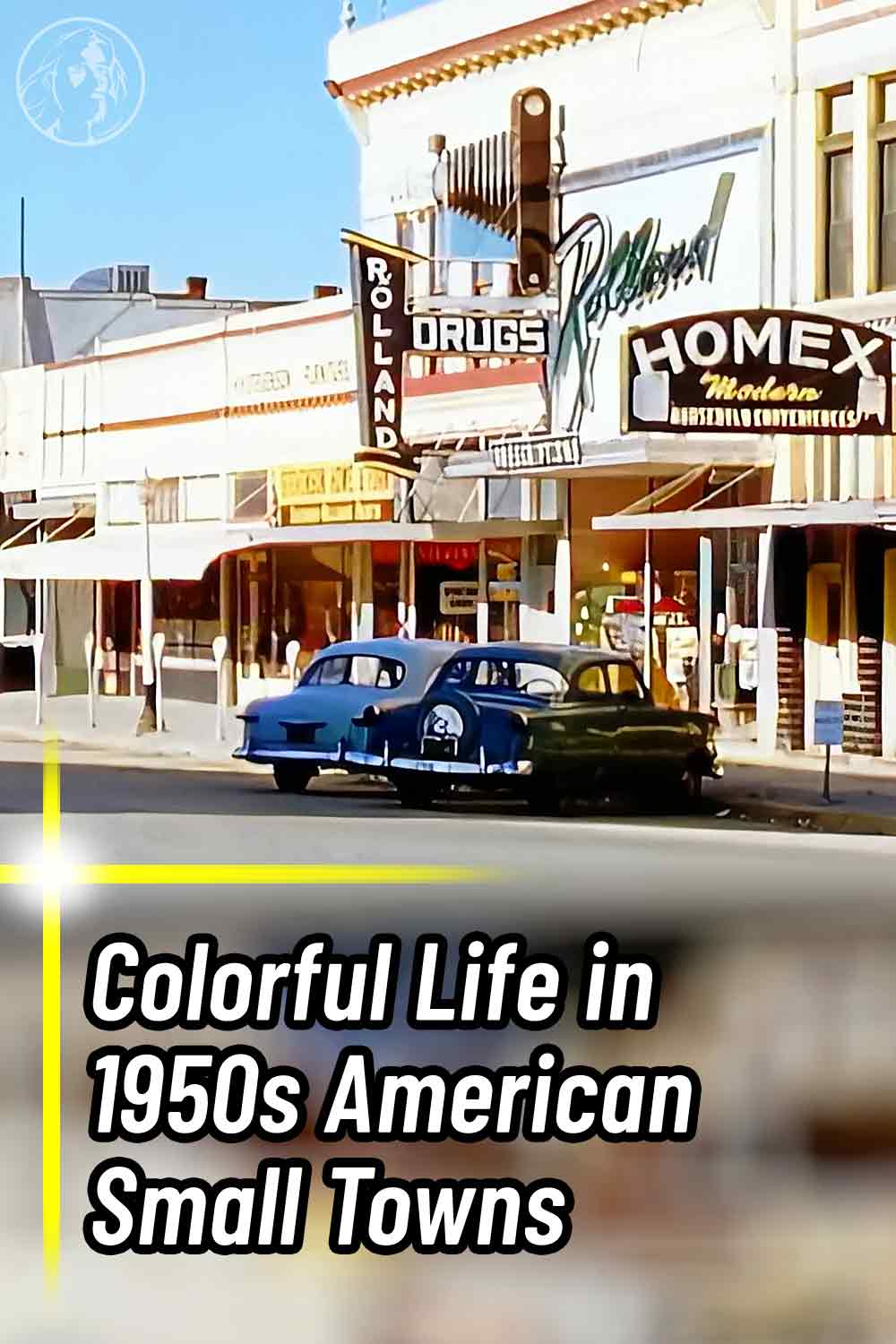 Colorful Life in 1950s American Small Towns