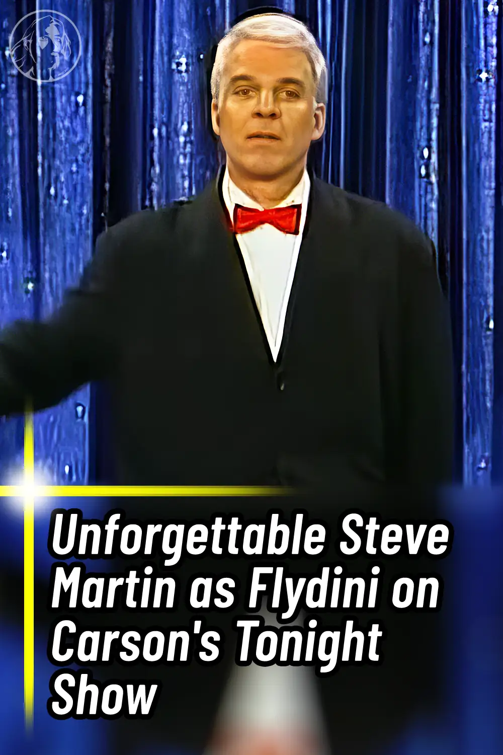 Unforgettable Steve Martin as Flydini on Carson\'s Tonight Show